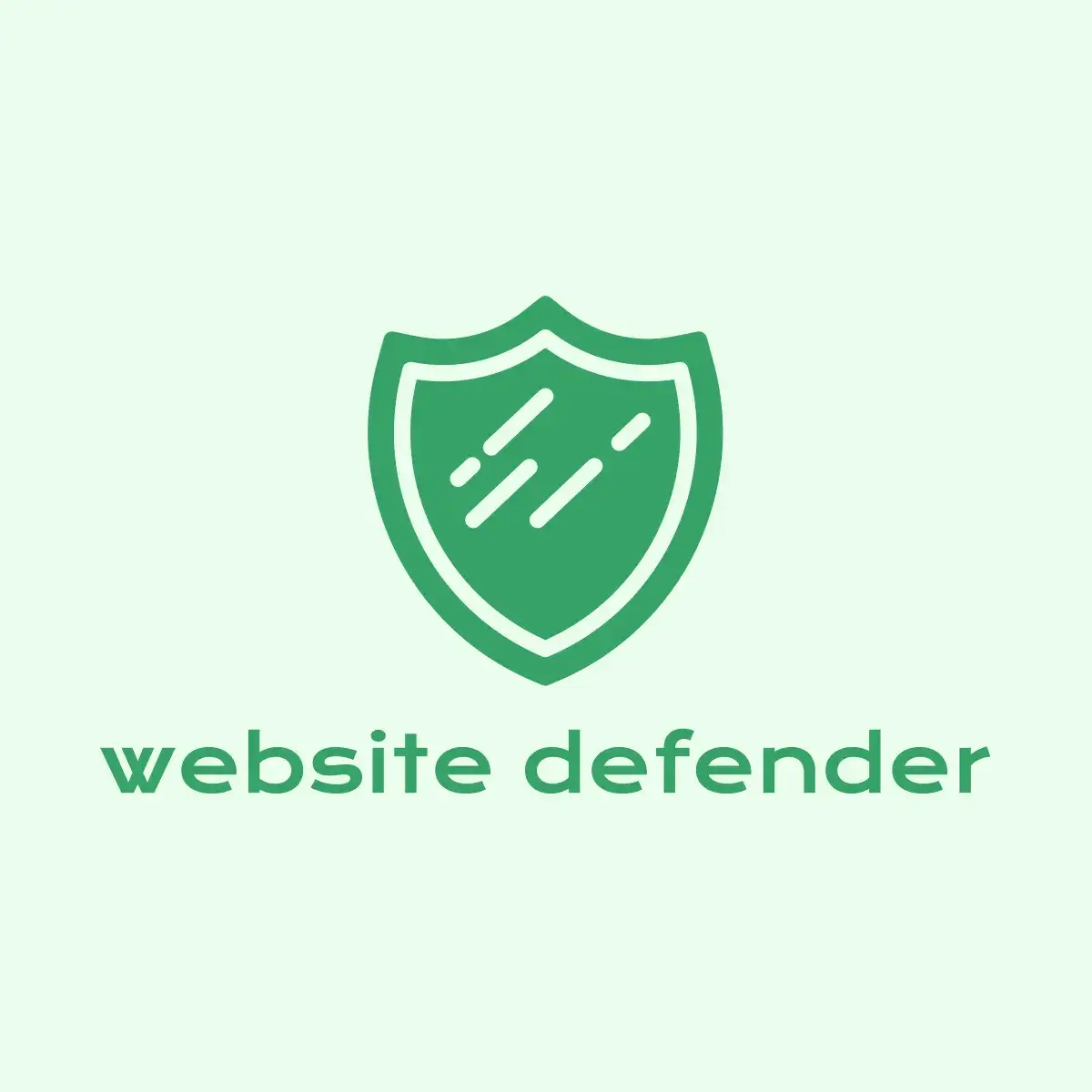 Website Defender - Product Hunt launch logo and brand identity