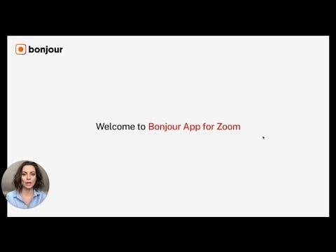 Bonjour App for Zoom media 1
