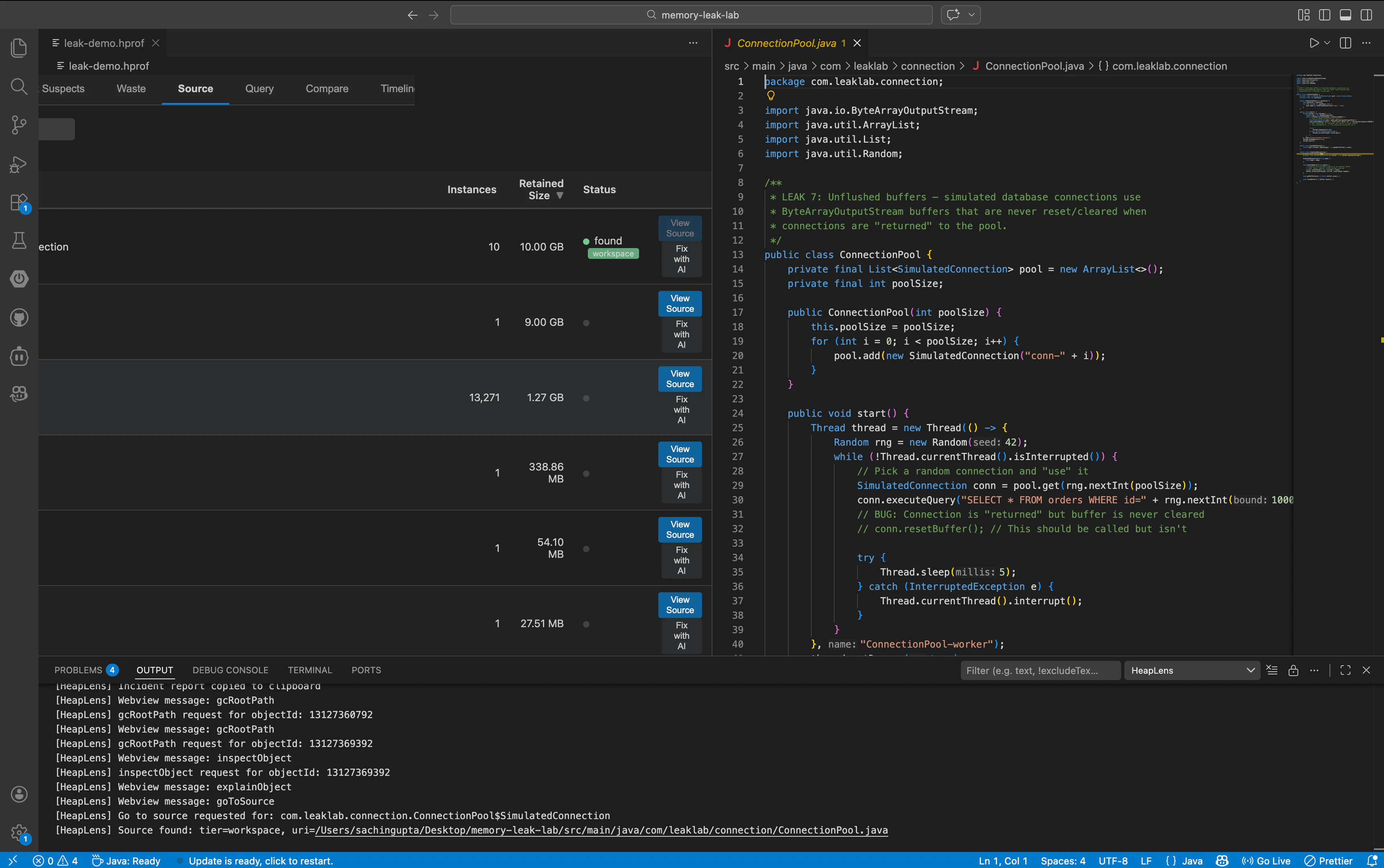 HeapLens screenshot 5