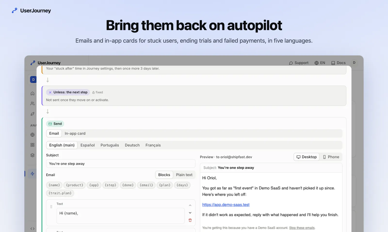 UserJourney screenshot 9