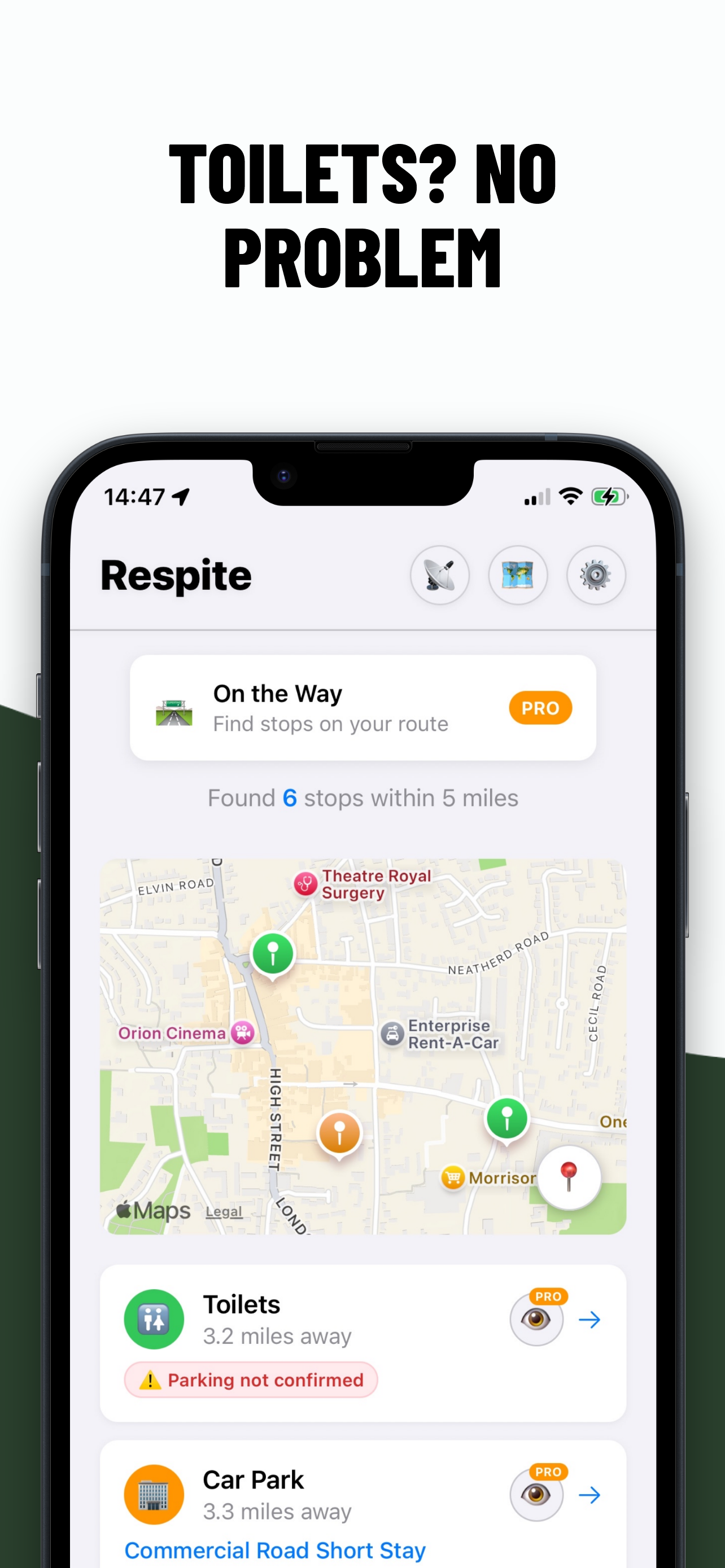 Respite Driver - Layby Finder gallery image