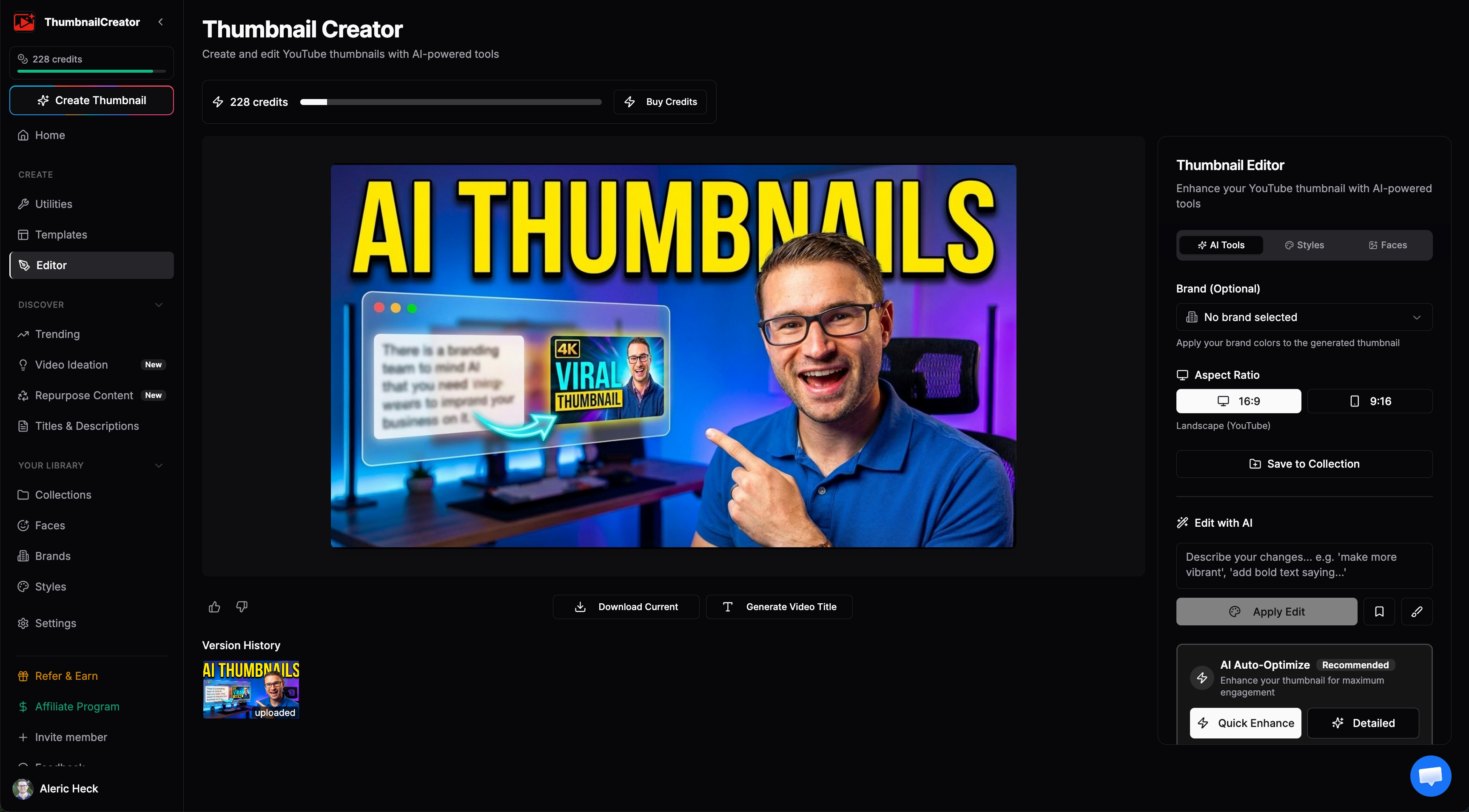 ThumbnailCreator - AI YouTube Thumbnails gallery image