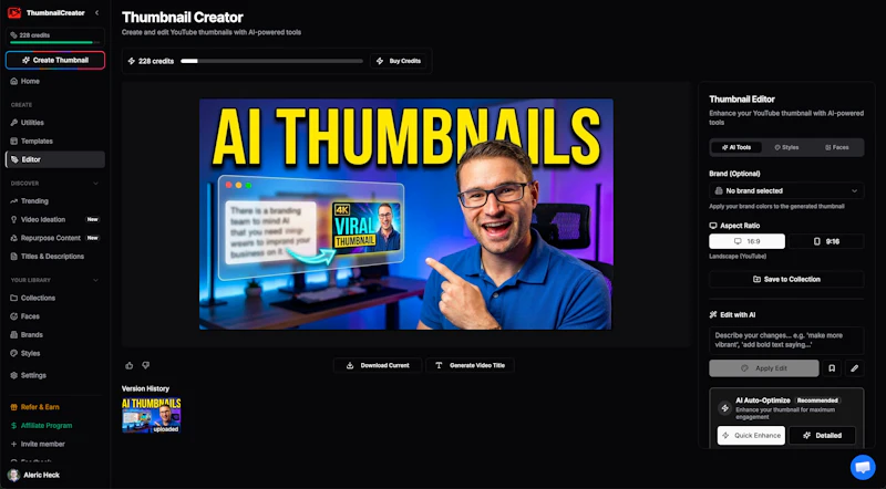 ThumbnailCreator - AI YouTube Thumbnails screenshot 5