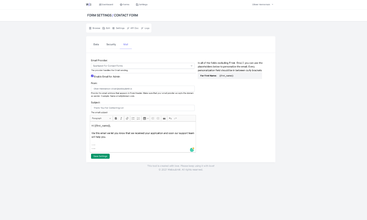WebSubmit gallery image
