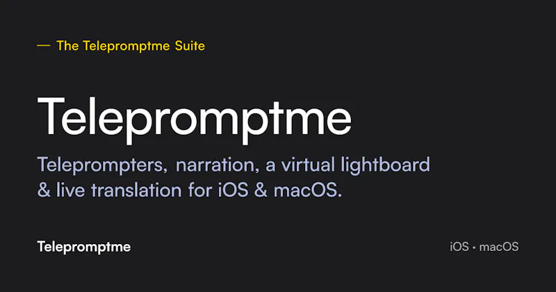 Telepromptme Online Teleprompter screenshot 2