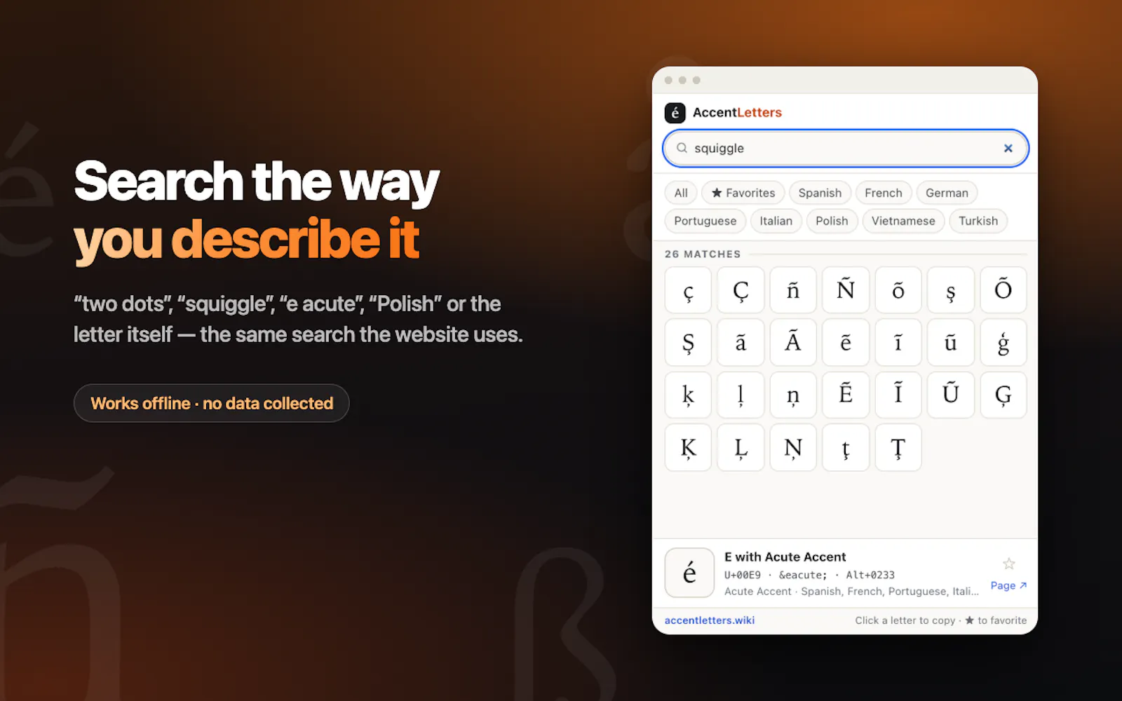 Accent Letters for Chrome screenshot 4