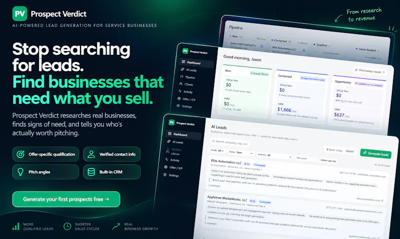 Prospect Verdict screenshot 2