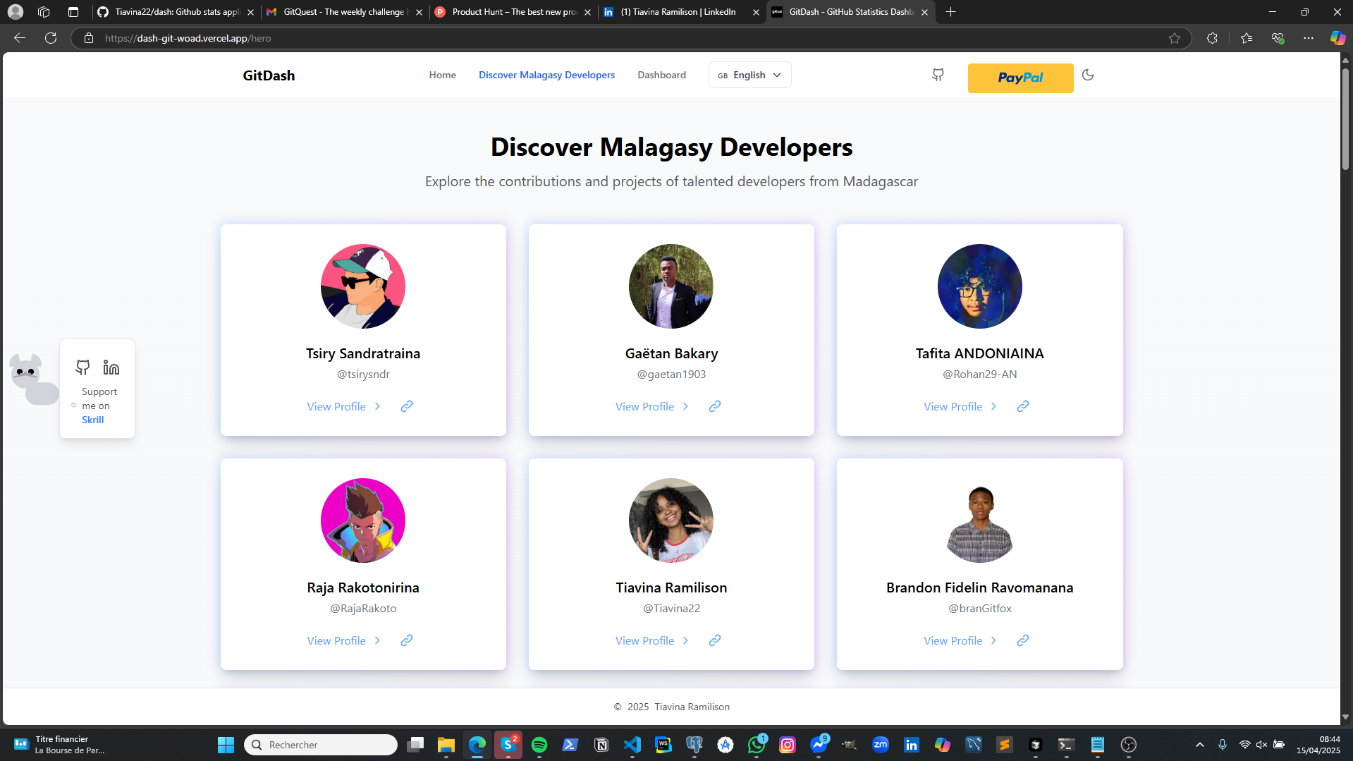 Hitash - Github İstatistik Gösterge Tablosu medya 4