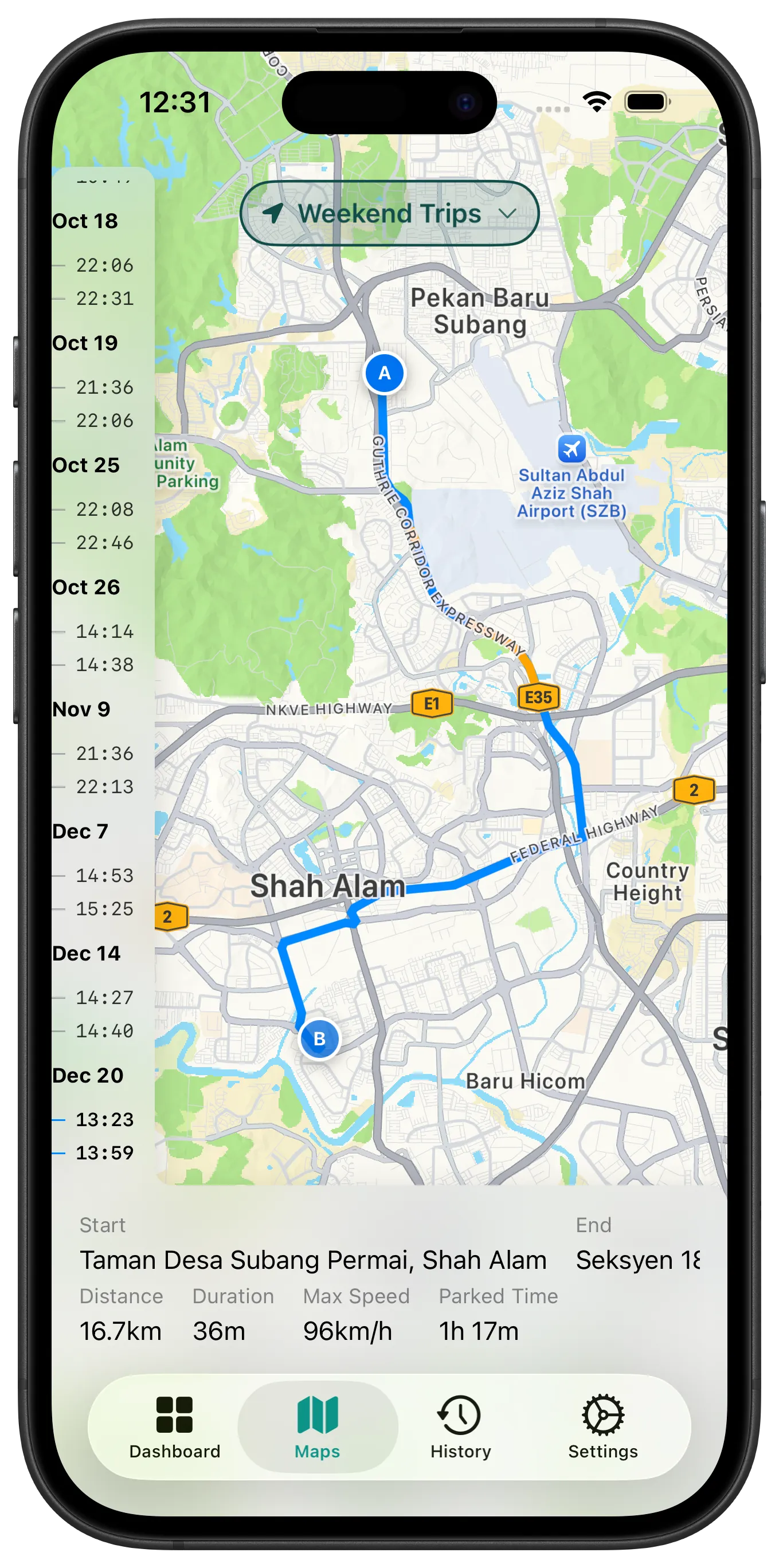 DriveStats: Private GPS Tracker - Screenshot 2 showing product features and functionality