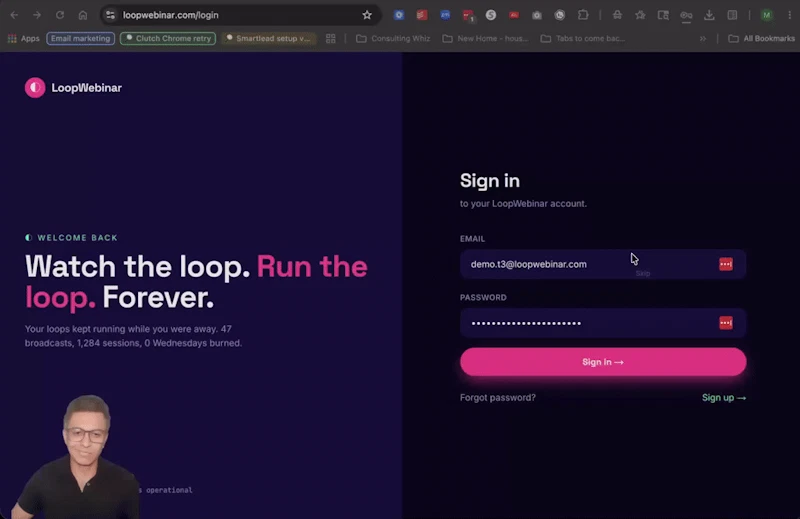 LoopWebinar screenshot 1 (video preview)