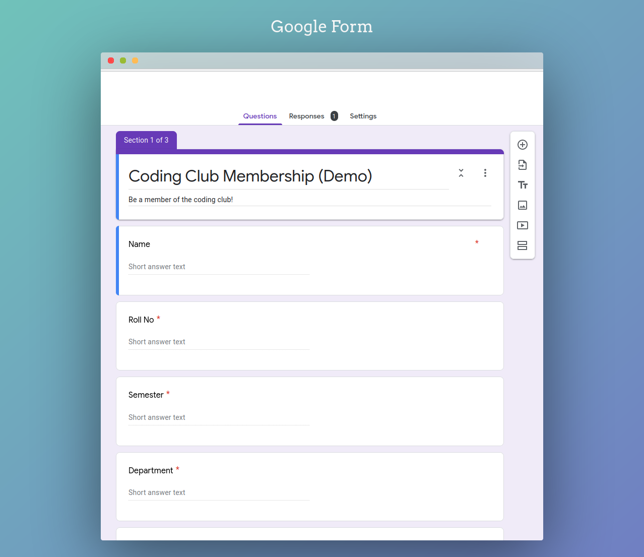 Envíos de formulario de Google embellecido - ¡Embelle los envíos de formulario de Google como uno fuera de línea lleno! media 2