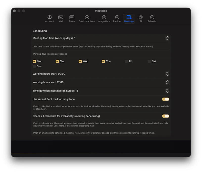 NeoMail screenshot 4
