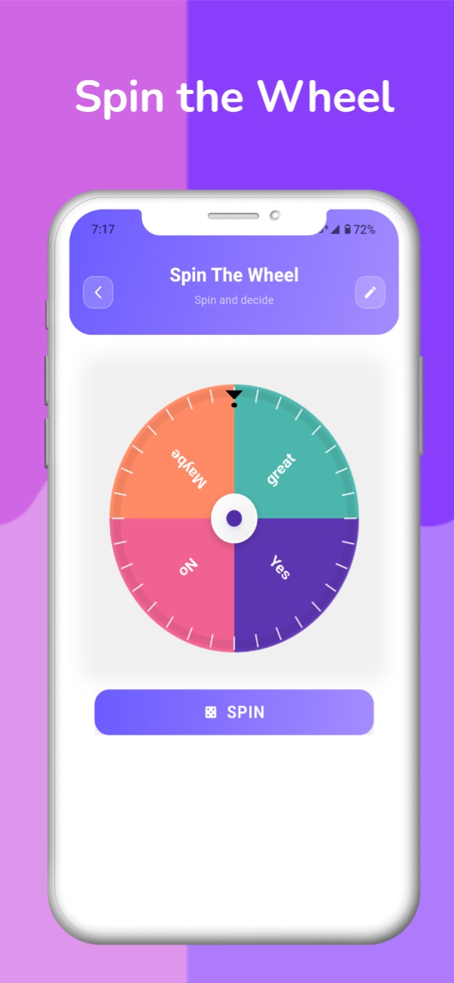 Let It Decide – Fun Decision Maker App - Screenshot 5 showing product features and functionality
