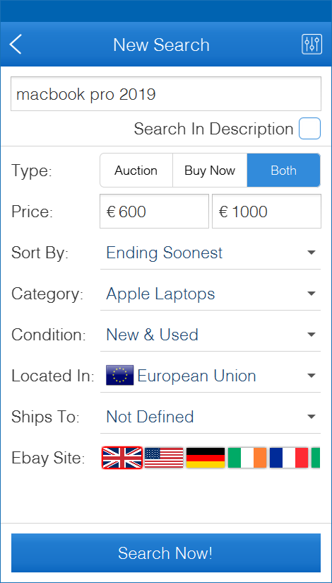 Watchdog for eBay gallery image