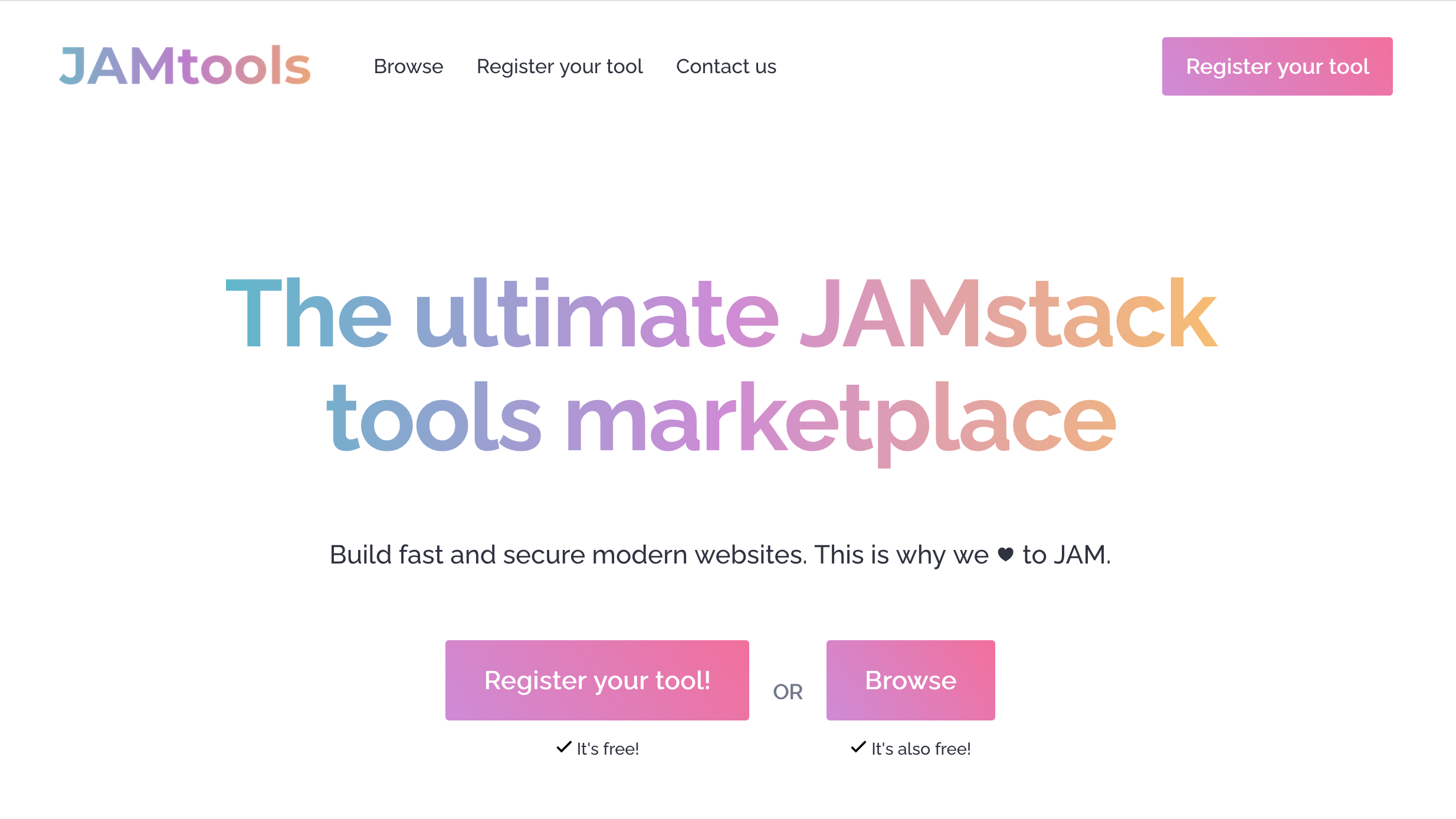JAMstack tools Product Information, Latest Updates, and Reviews 2024
