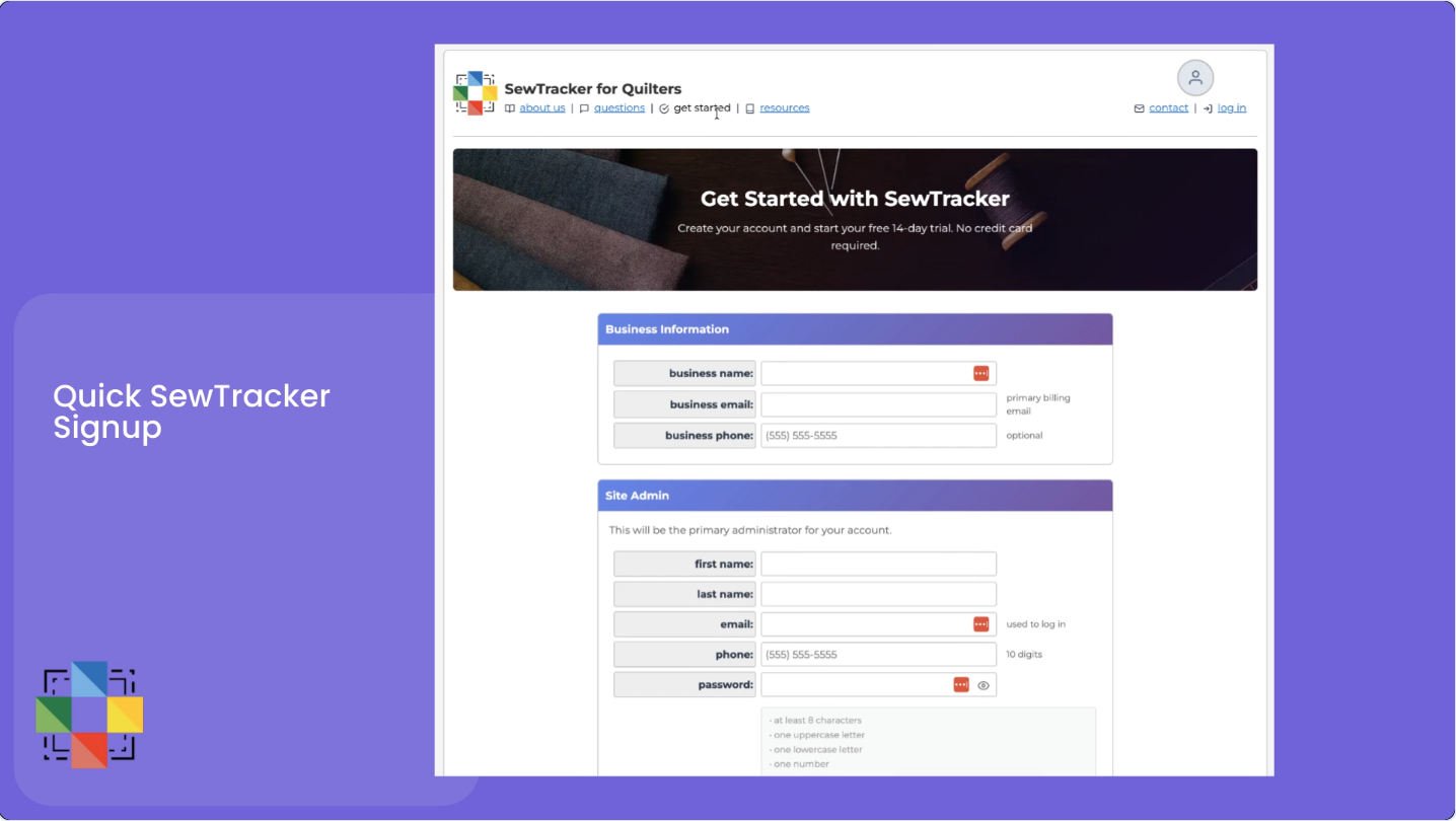 SewTracker gallery image