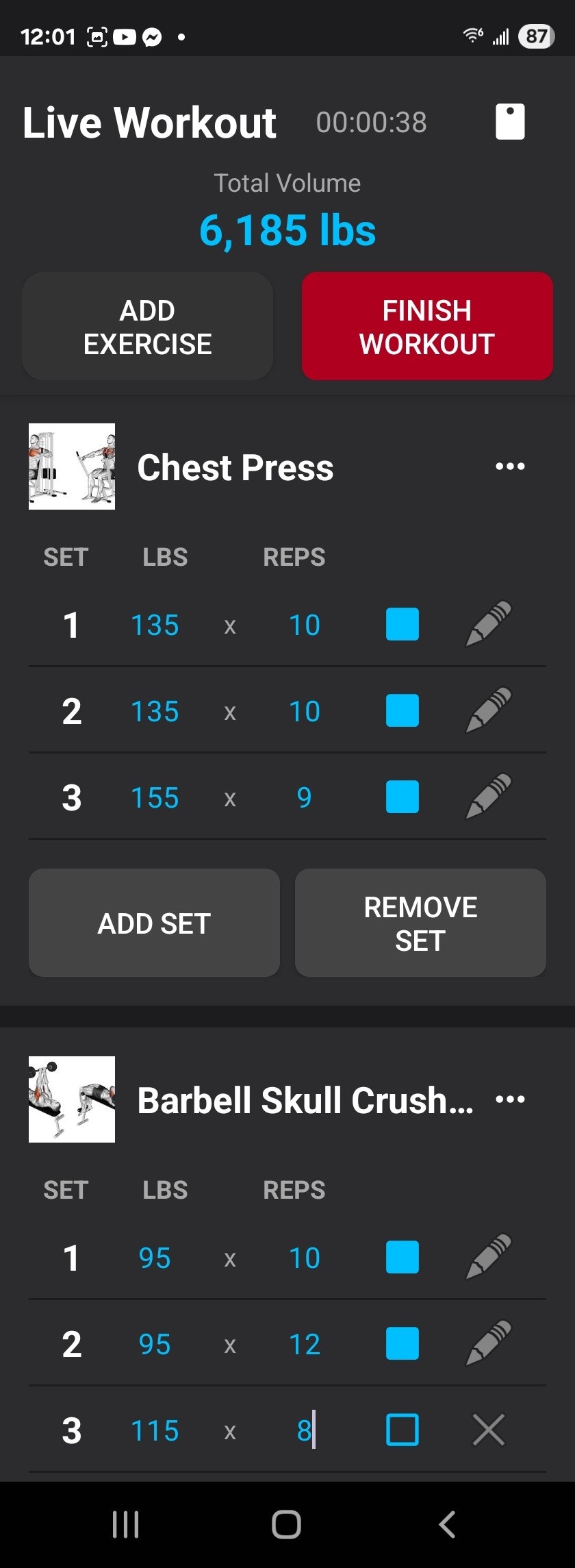 NextEdge Workout Tracker gallery image
