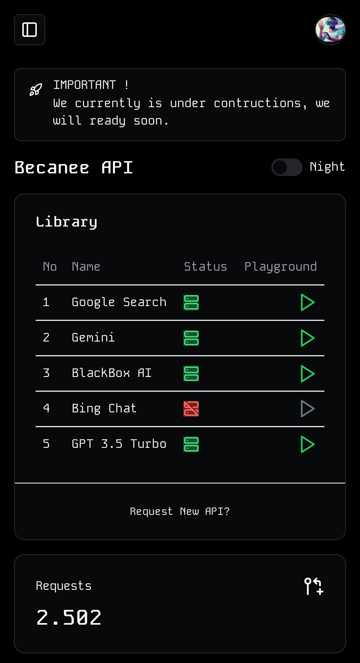 API REST de suscripción media 1