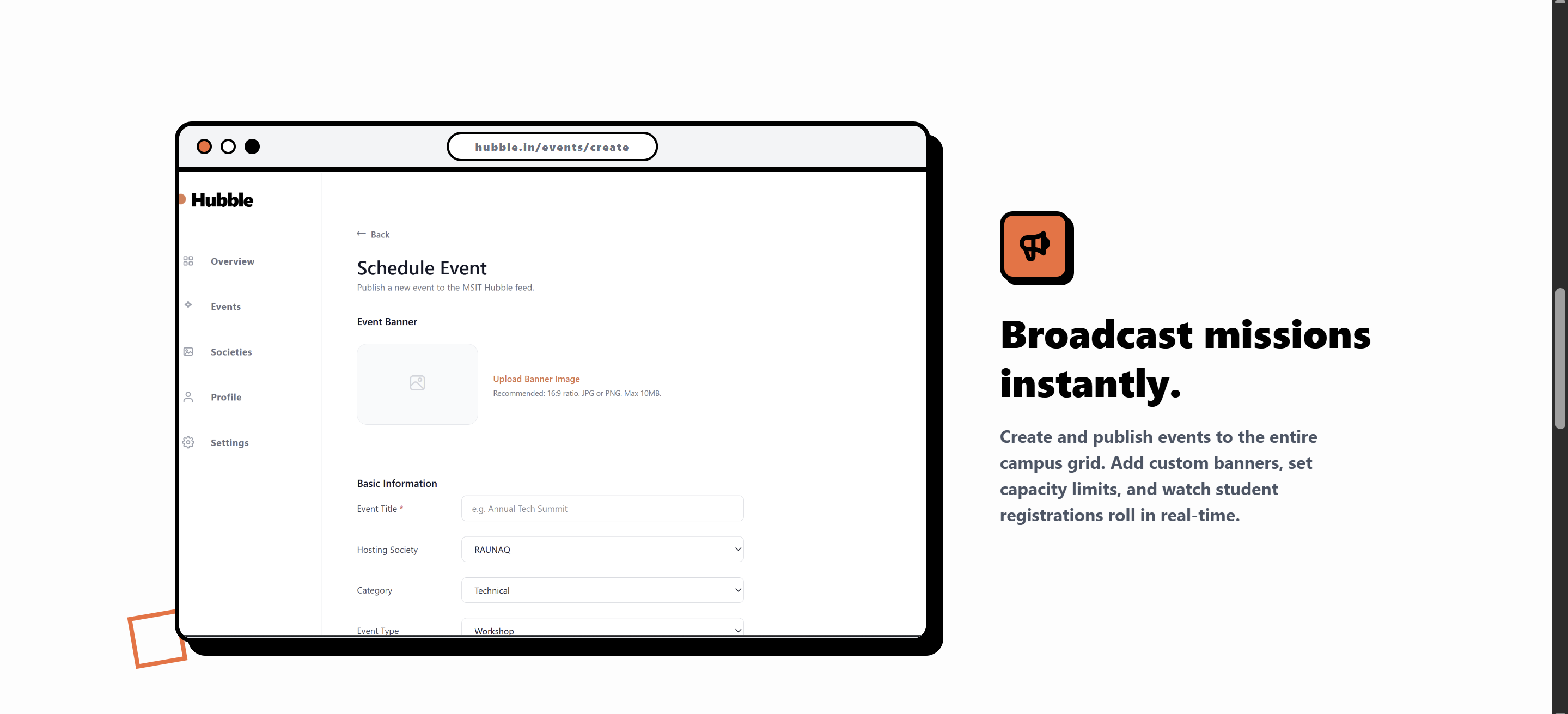Hubble - Screenshot 3 showing product features and functionality