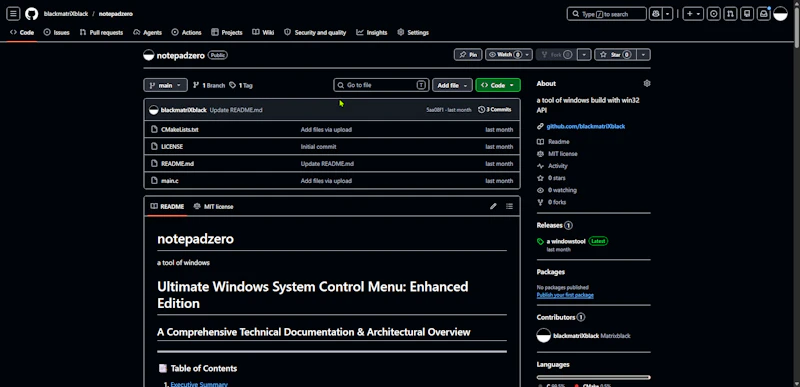 notepadzero screenshot 1