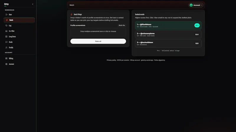 Orty screenshot 2