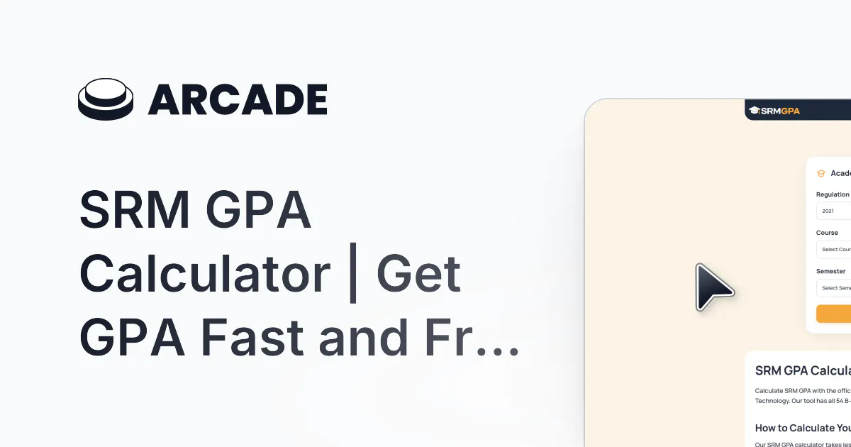 SRM GPA Calculator gallery image