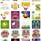 Festivity stickers