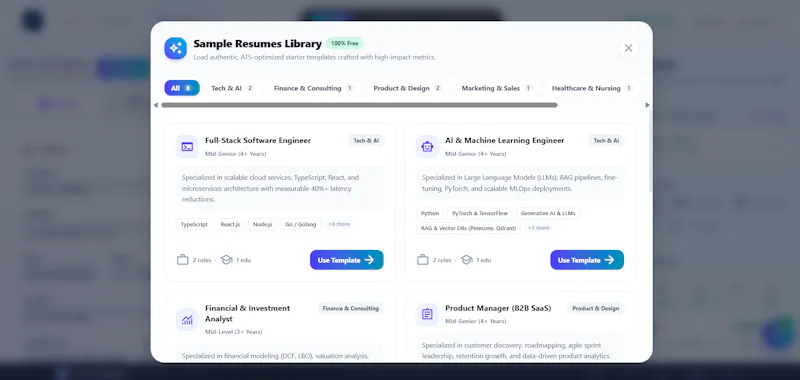 ZeroCostResume screenshot 3