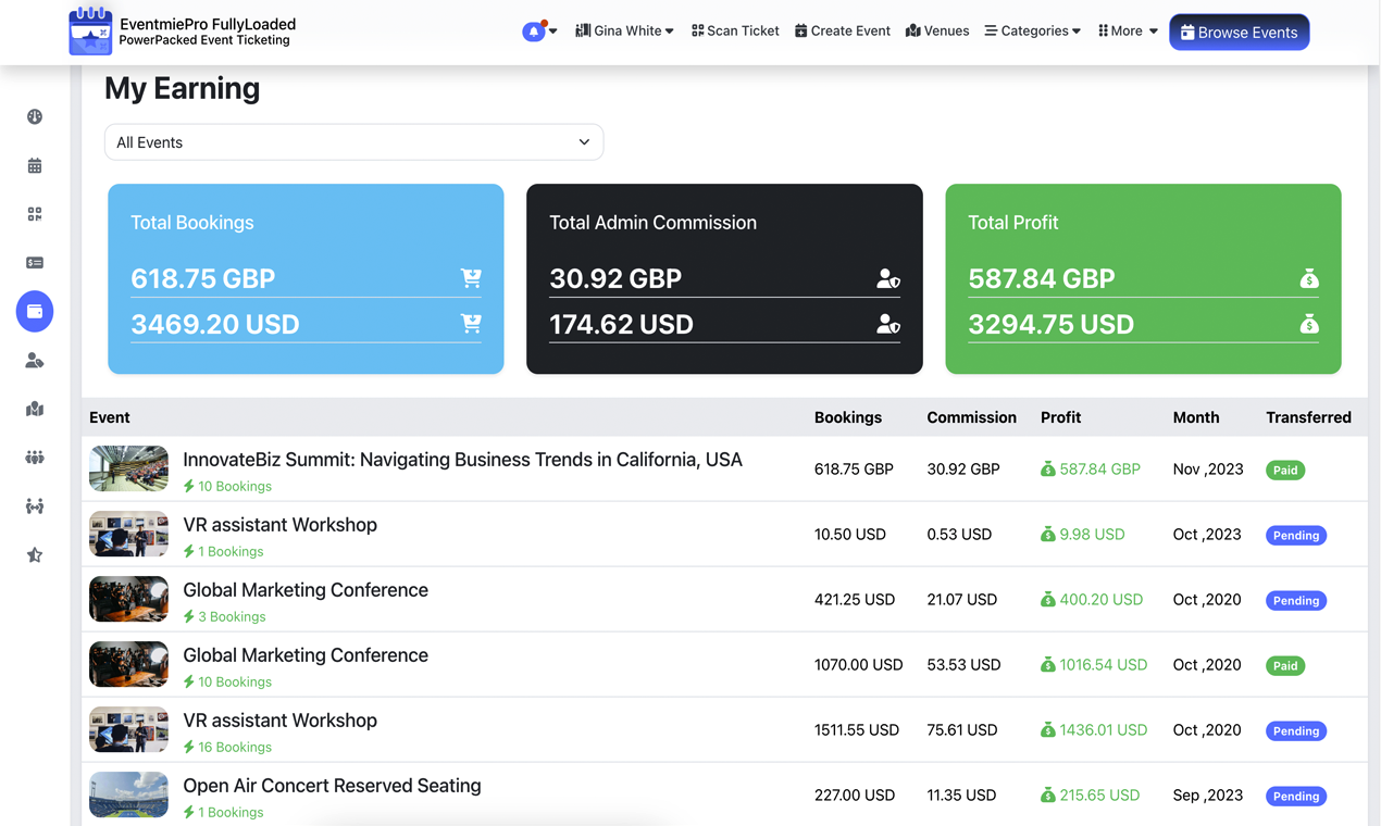 EventMie Pro Protered Platform v2.0 media 5