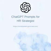 ChatGPT Prompts for HR Strategist gallery image