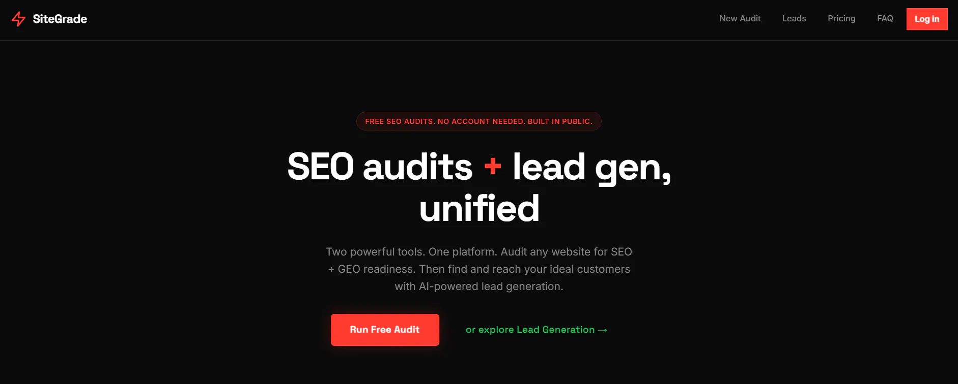 SiteGrade - Free SEO and Lead Tool gallery image