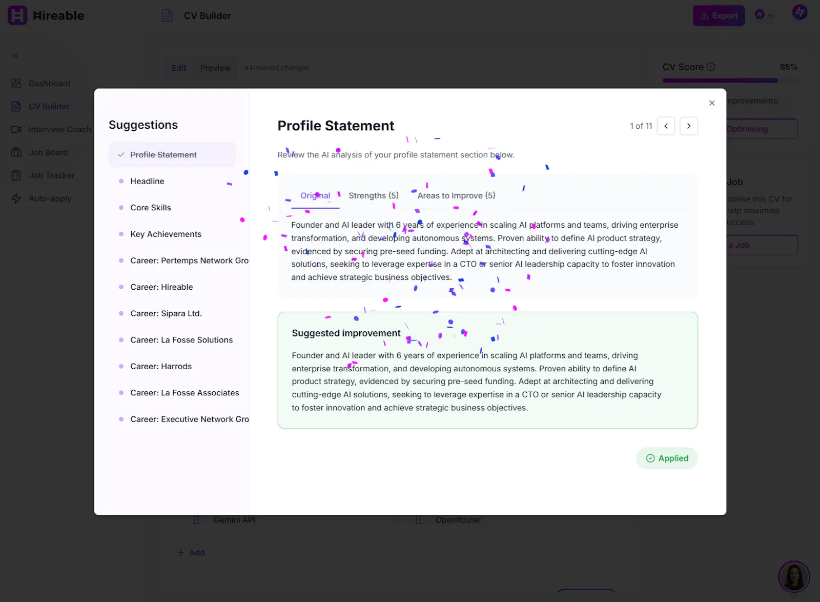Hireable screenshot 5