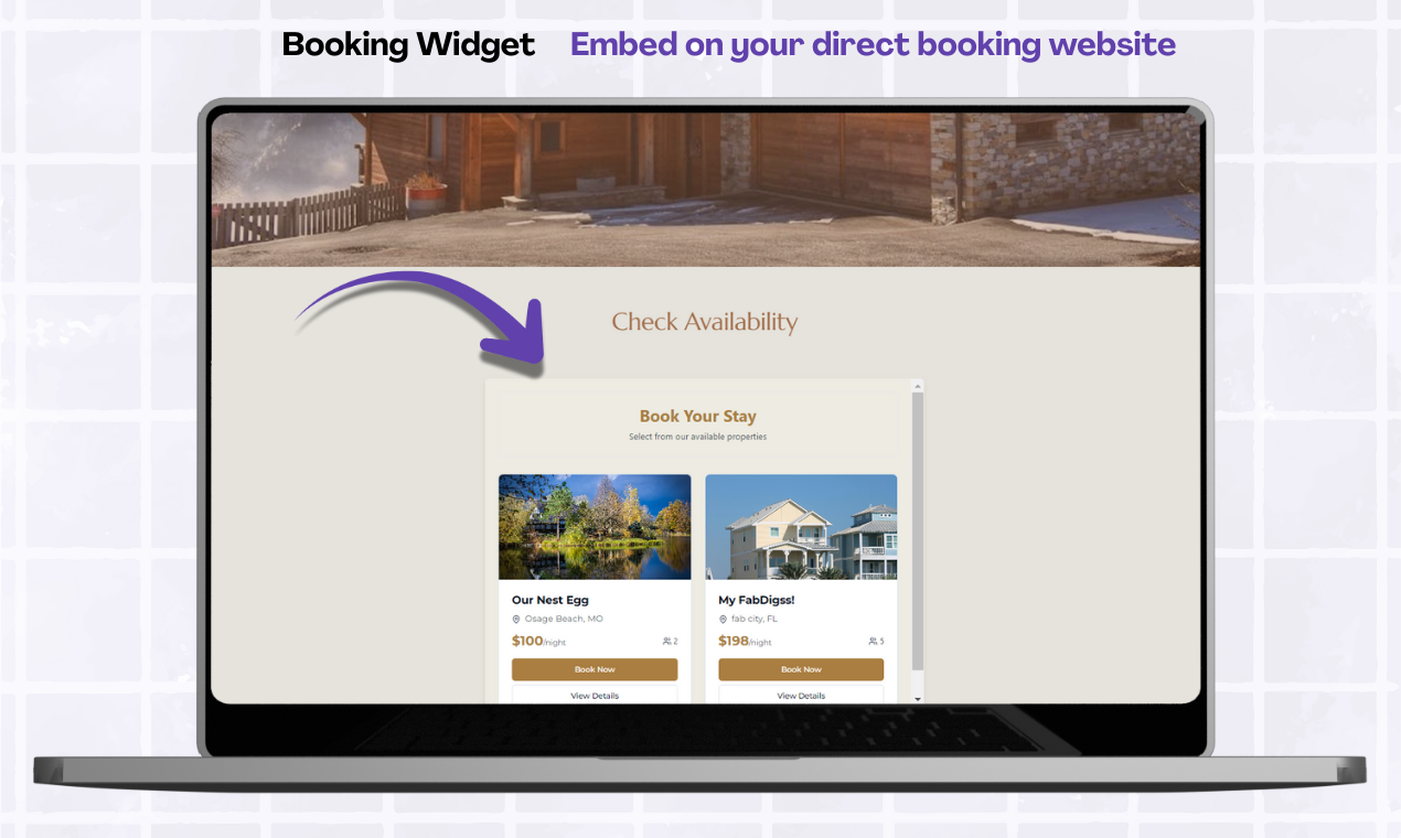 Direct Booking Engine for STR Hosts - Screenshot 3 showing product features and functionality