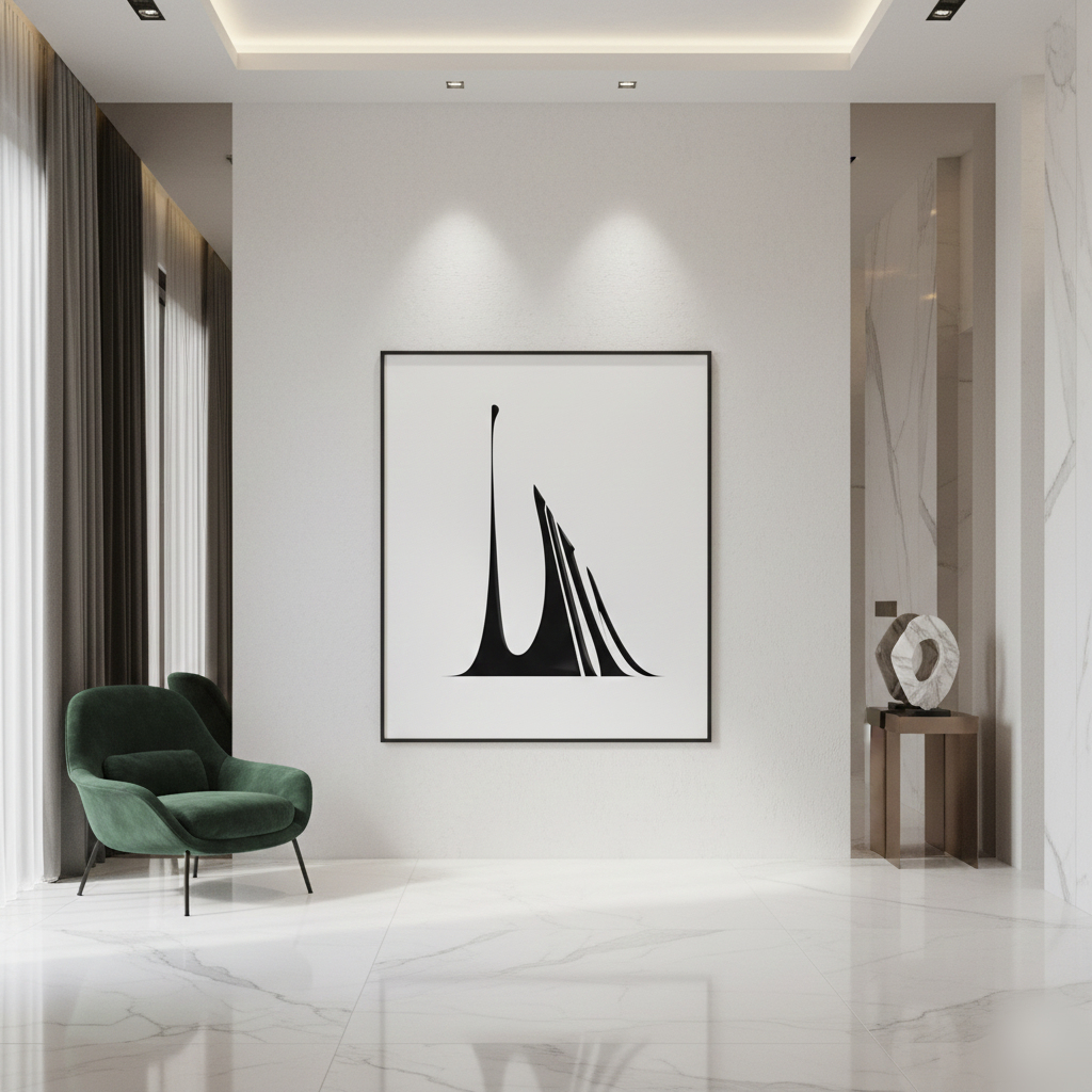 ​Minimalist Fluid Abstract Art gallery image
