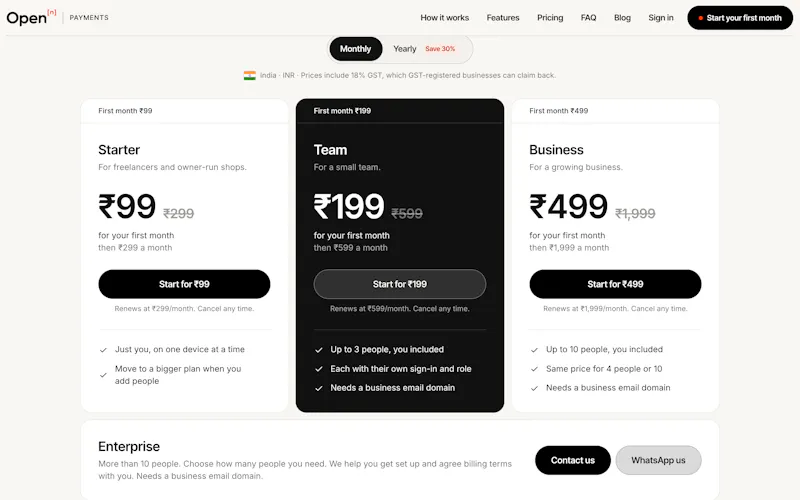Openn Invoice screenshot 9