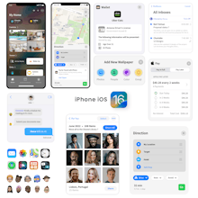 Free iOS 16 UI Pack for MockFlow gallery image