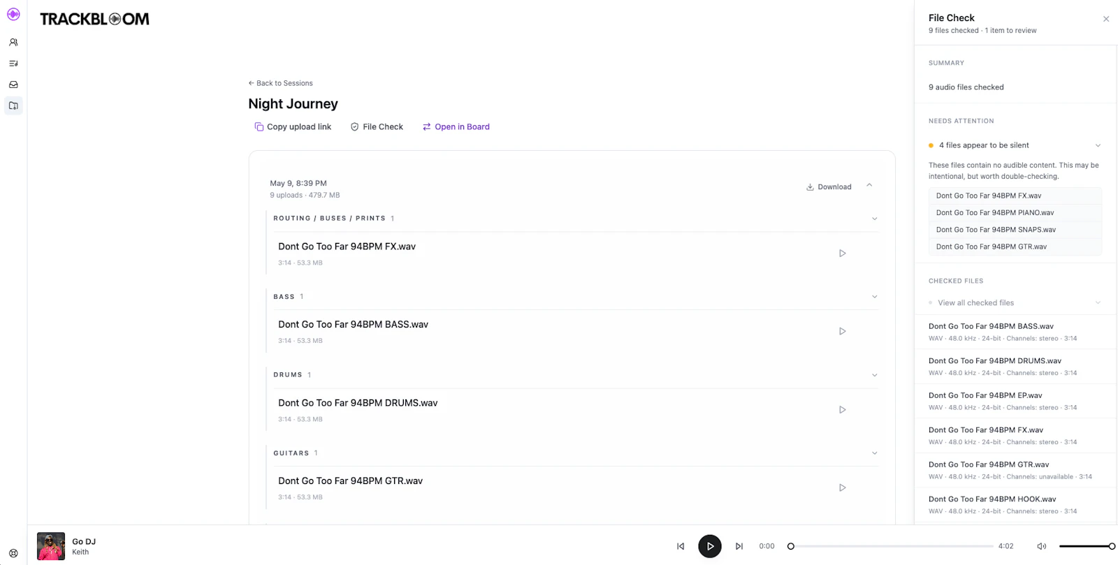 TrackBloom screenshot 4