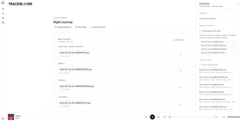 TrackBloom screenshot 4