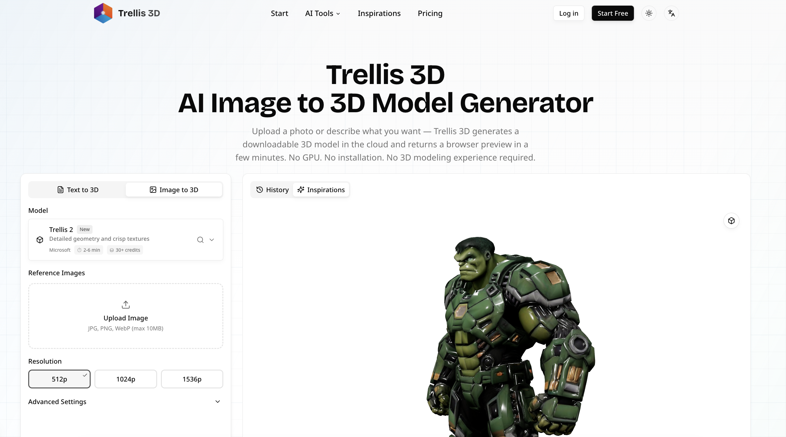 Trellis 3D gallery image