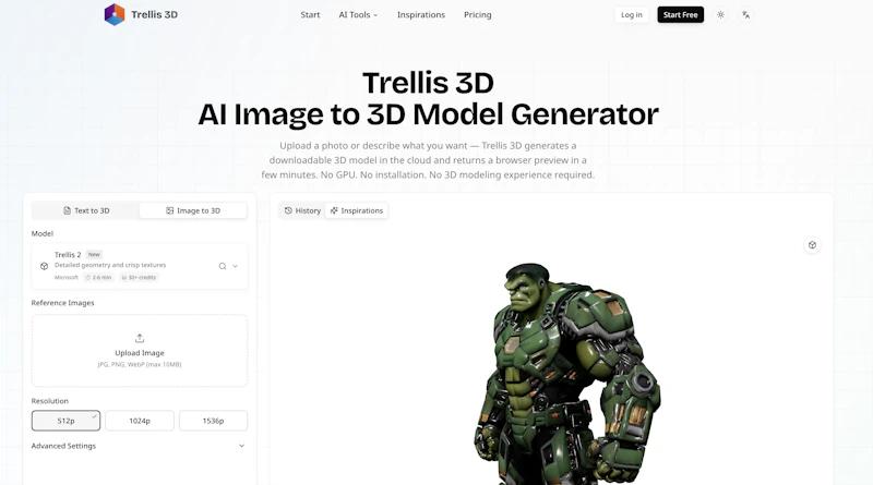Trellis 3D screenshot 1