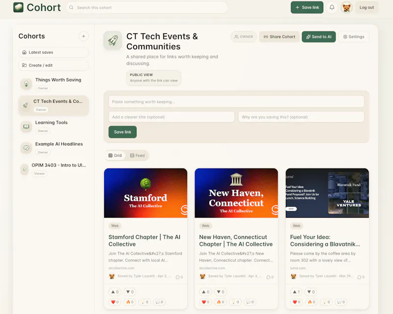 Cohort screenshot 3