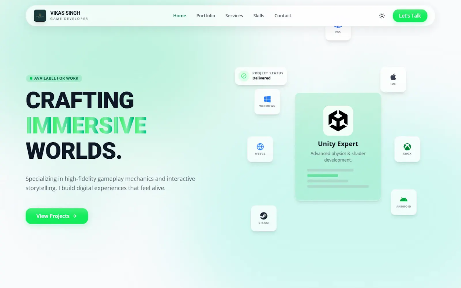 Vikas Singh Portfolio screenshot 6