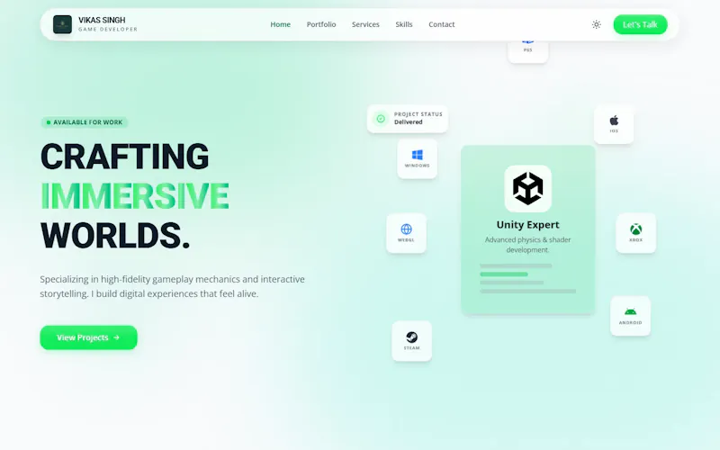 Vikas Singh Portfolio screenshot 6