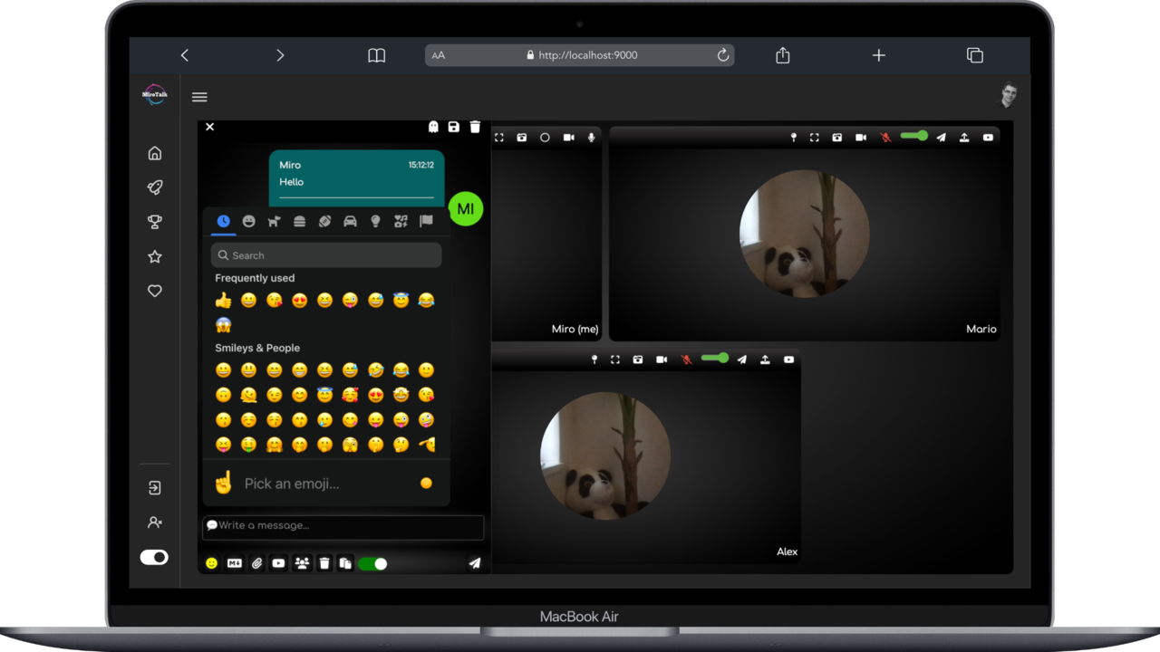 Mirotalk Webrtc media 4