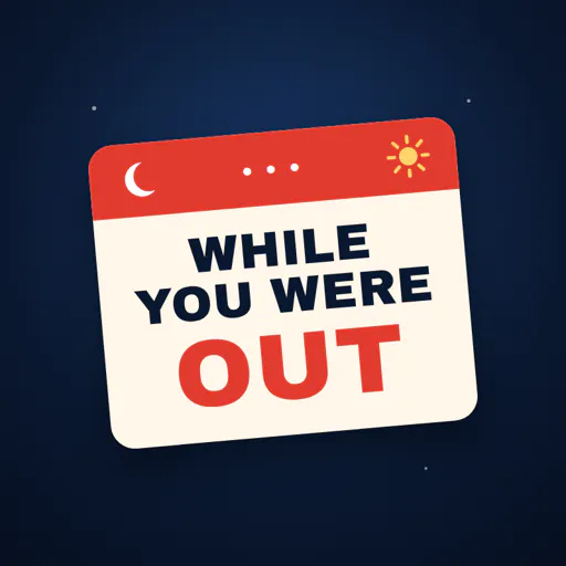 While You Were Out logo