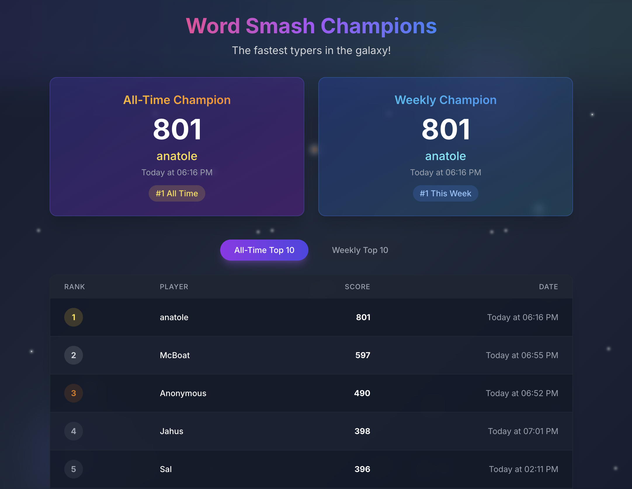 Wordsmash - Permainan Menaip media 2