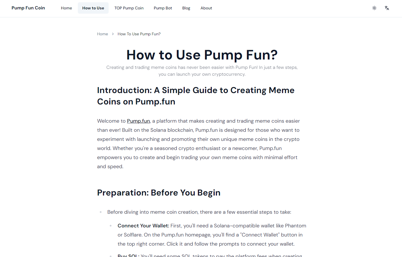 Média Pump Fun Coin - La création de pièces de monnaie de mème Solana a rendu facile 3