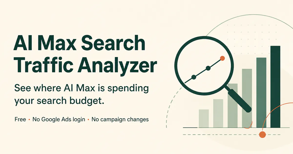AI Max Search Traffic Analyzer gallery image