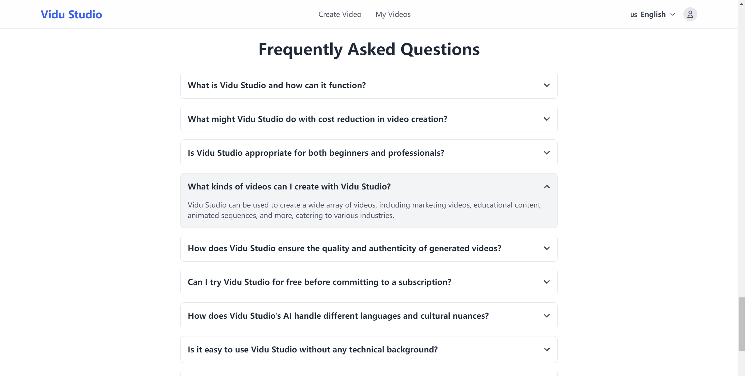 Vidu Studio gallery image