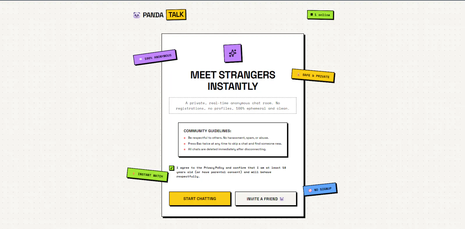 PandaTalk screenshot 1
